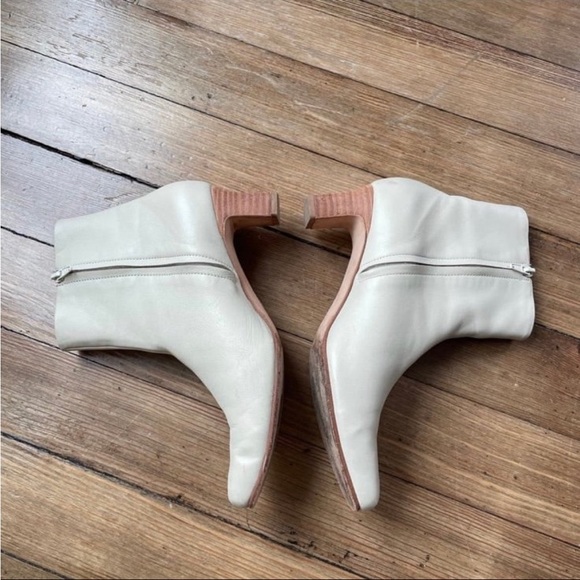 Huma Blanco Bolena Leather Boots in Bone from Madewell and Anthropologie - Picture 5 of 10
